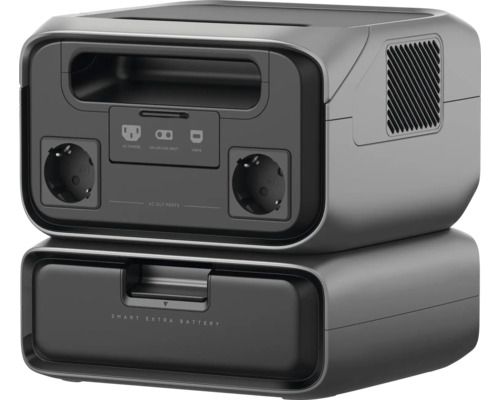 Powerstation ECOFLOW River 3 max 572 Wh Bärbar kraftstation med extra batteri för mobil strömförsörjning