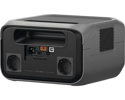 Bärbar kraftstation med uttag