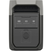 Bärbar kraftstation med solcells-/bilingång, batterianslutning och växelströmsanslutning