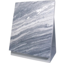 Prov på en marmorplatta med ådring