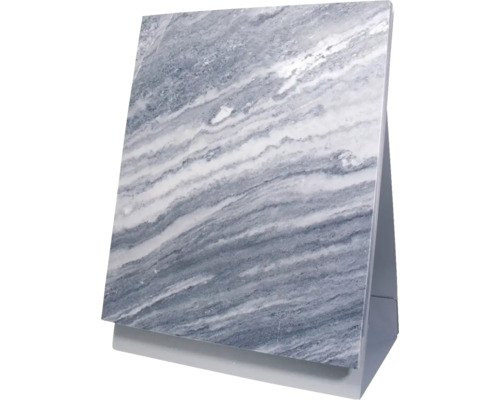 Prov på en marmorplatta med ådring