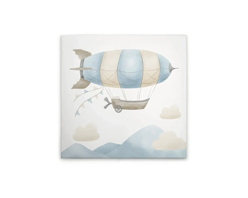 Målning med luftskeppsmotiv