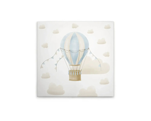 Canvastavla med ett motiv av en luftballong och moln