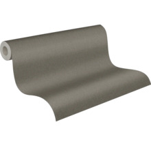 Tapet A.S CRÉATION Enfärgad textil brun 0,53x10,05m