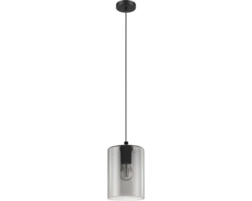 Pendellampa med lampskärm i glas