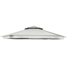 Paviljongtak HILLERSTORP Luxor Ø400cm grå