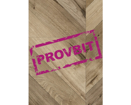 Laminat lagt i fiskbensmönster med tryck Pro Visit