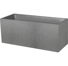 Rektangulär blomlåda av sten