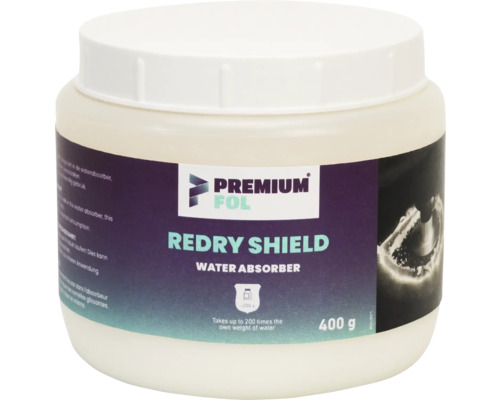 Premium Fol Redry Shield vattenabsorberare med ett innehåll på 400 gram