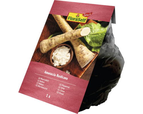 Förpackning pepparrot från FloraSelf