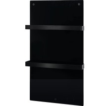Infraröd värmepanel EUROM med handdukshållare Sani svart 48x84 cm 400 W Wi-Fi