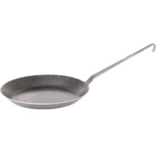 Gjutjärnspanna med långt handtag