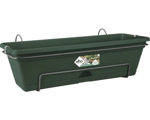 Balkonglåda ELHO Green Basics plast 50x18x16,5cm bladgrön