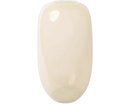 Oval vas av glas