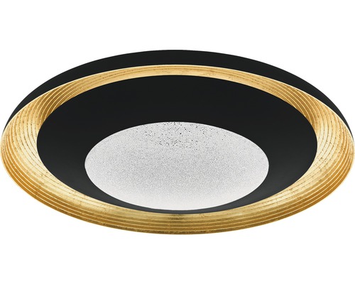 Plafond EGLO Canicosa 2 STOR LED 37W Ø765mm 2700-6500K svart/guld inkl. fjärrkontroll