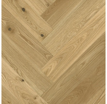 Provbit: Fiskbensparkett SKANDOR Mayflower Oak ek
