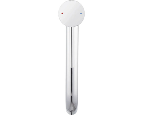 Armatur för badrumsinstallation med temperaturmarkeringar