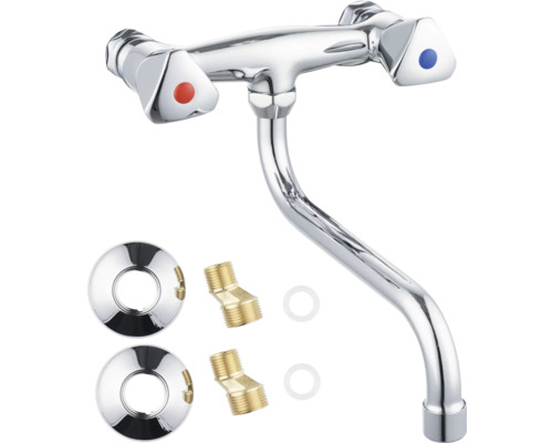 Väggarmatur med S-anslutningar och rosetter