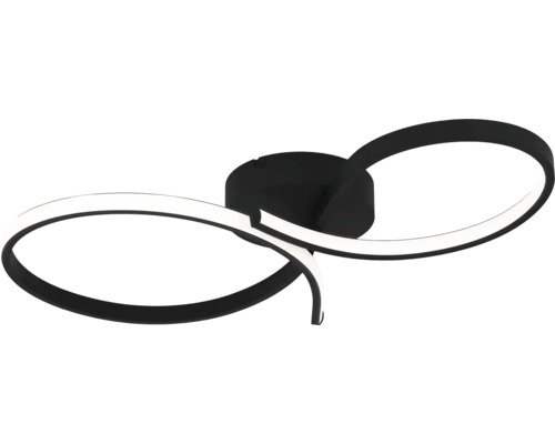 Taklampa EGLO LED svart Taklampa med böjd design och LED-belysning