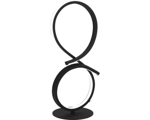 Bordslampa EGLO LED svart Modern LED-bordslampa med böjd design