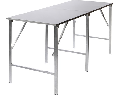 Klappbord VEBA metall rostfritt stål & aluminium Fällbord med metallram