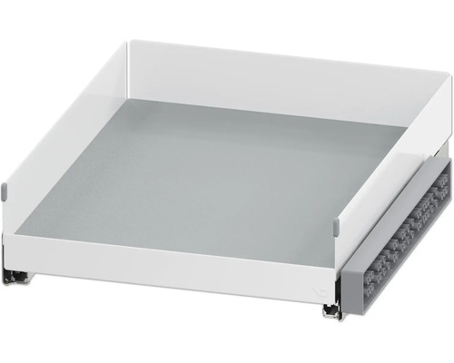 Utdragslåda för köksskåp VAUTH-SAGEL VS Sub Tray C450 vit matt 37,6x47x7,2cm pulverlackerat stål Kökslåda med utdrag