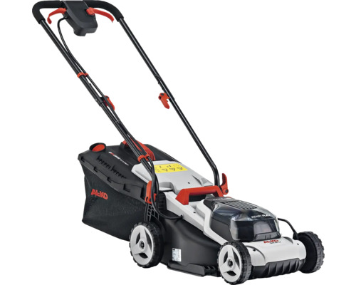 Batteridriven gräsklippare med uppsamlare