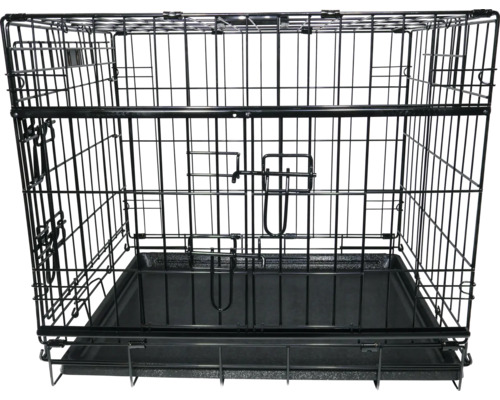 Hundbur ACTIVE CANIS Premium Dubbeldoor Cage 61x46x51cm