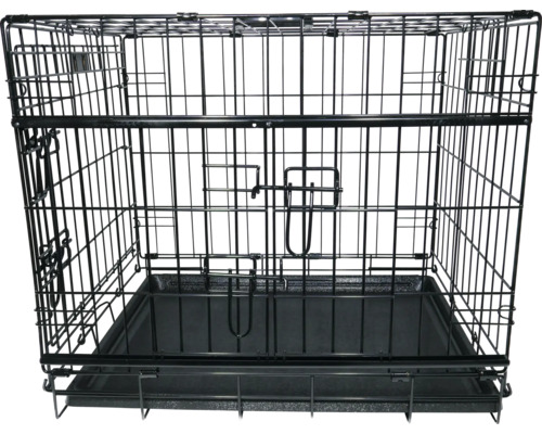 Hundbur ACTIVE CANIS Premium Dubbeldoor Cage 76x53x61cm