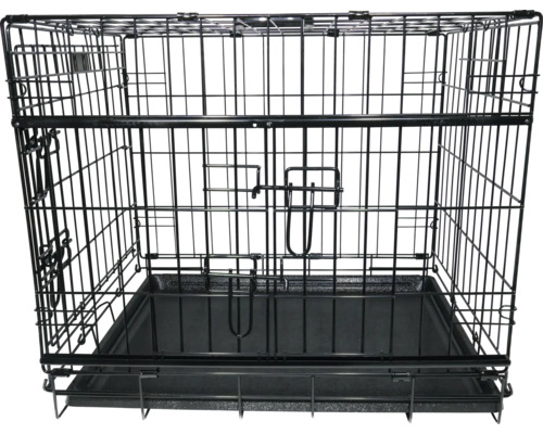 Hundbur ACTIVE CANIS Premium Dubbeldoor Cage 91x61x67cm