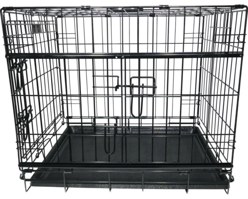 Hundbur ACTIVE CANIS Premium Dubbeldoor Cage 107x71x79cm