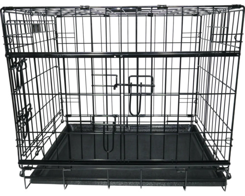 Hundbur ACTIVE CANIS Premium Dubbeldoor Cage 122x76x84cm