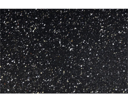 Svart gummimatta med färgade prickar för gym och studio