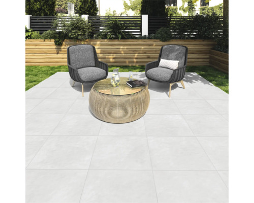 Utomhusklinker FLAIRSTONE Granitkeramik Ice Cube 60x60x2 cm