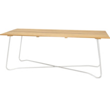 Bord EDEN WOOD Amanda 90x220cm teak/galvaniserat