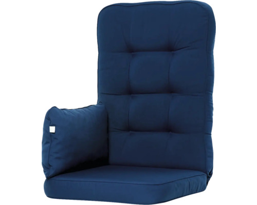 Hammockset EDEN WOOD för 2-sits inkl. sidokuddar blå