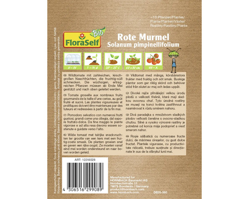 Rote Murmel Vildtomatfrö från FloraSelf