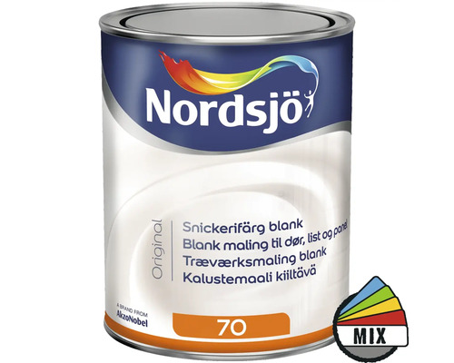 Snickerifärg NORDSJÖ Original blank vit 1L