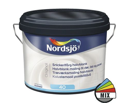 Snickerifärg NORDSJÖ Original halvblank vit 2,5L