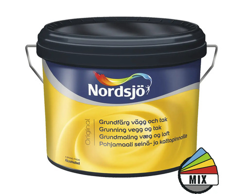 Vägg- & takfärg NORDSJÖ Grund 2,5L