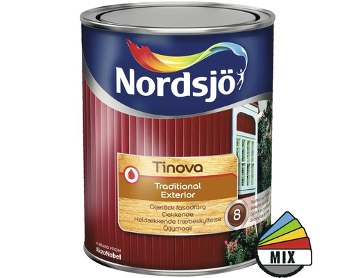 Fasadfärg NORDSJÖ Tinova Traditional Exterior bw 1L