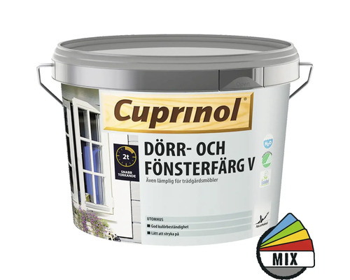 Dörr- & fönsterfärg CUPRINOL V vit 2,5L