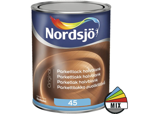 Parkettlack NORDSJÖ Original halvblank 1L