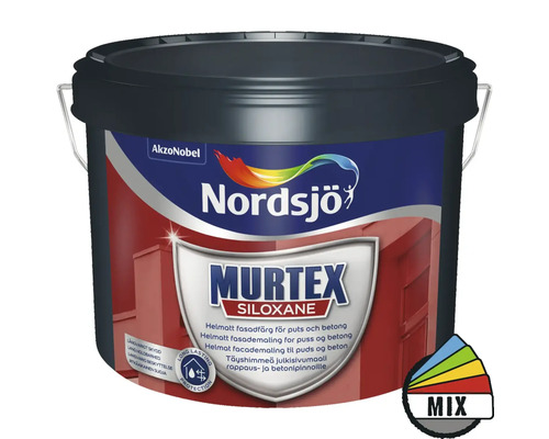 Fasadfärg NORDSJÖ Murtex Siloxane vit 10L