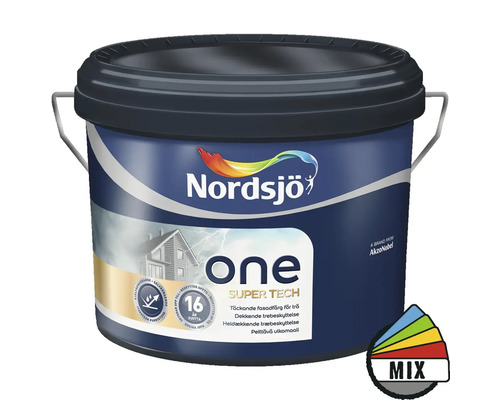 Fasadfärg NORDSJÖ One super tech vit 2,5L