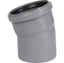 Avloppsrörböj av plast, diameter 110 mm, vinkel 15 grader