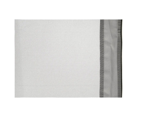 Närbild av ett insektsnät med dragkedja