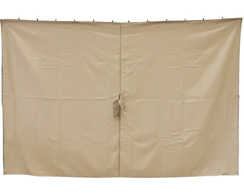Paviljongväggar HILLERSTORP Luxor 300x400cm beige Beige paviljong sidoväggar för att dra ihop