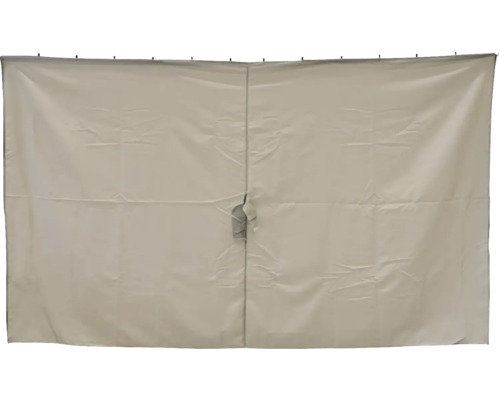 Paviljongväggar HILLERSTORP Luxor 300x400cm grå Beige duschdraperi med upphängning
