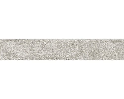 Sockel Greenwich Greige matt grå 10x60 cm Keramisk platta med strukturerad yta